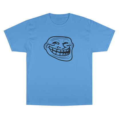 TROLL Funny Meme Champion T-Shirt, Humor Shirt, Gift for Gamers, Casual Wear, Laughing Face Tee, Perfect for Parties