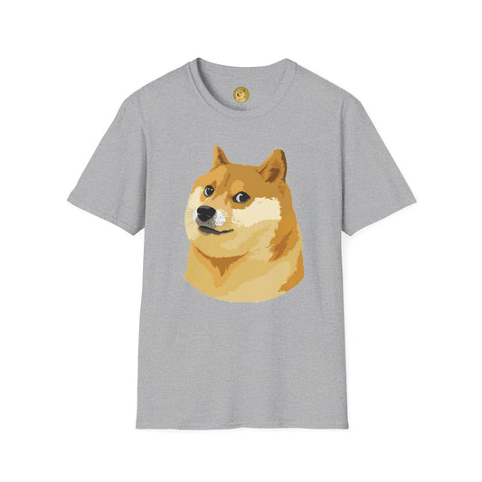 Doge Lover Unisex T-Shirt, Funny Pet Tee, Cute Graphic Tee, Casual Wear, Gift for Dog Owners, Birthday Gift, Relaxed Fit