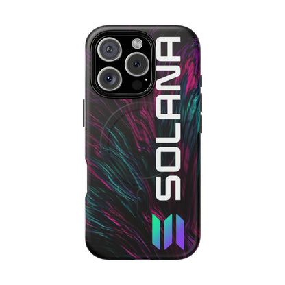 Solana Tough Magnetic Phone Case | Stylish Protection, Unique Art, Gift for Tech Lovers, Phone Accessory, Modern Design