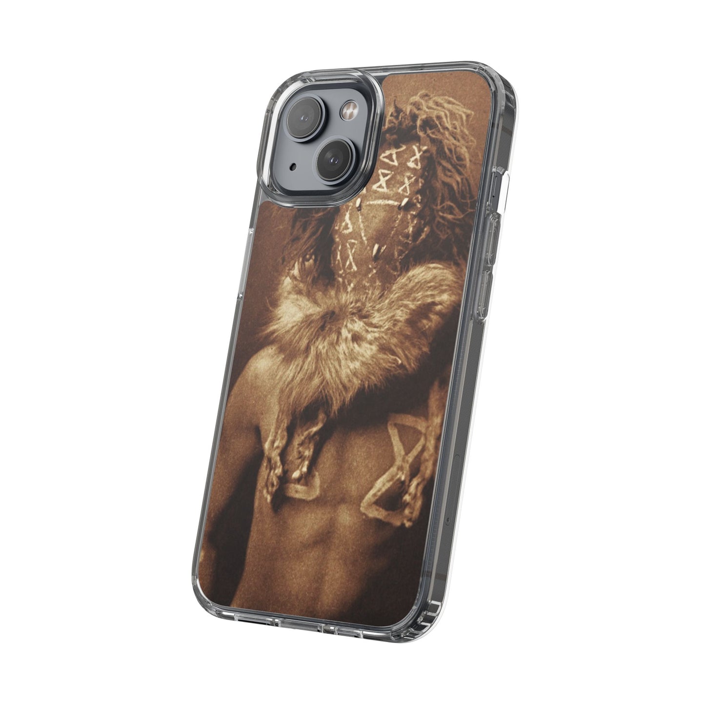 Yei Artistic Clear Phone Case for Unique Expression, Phone Accessories, Nature Lovers, Boho Style, Gift for Him/Her