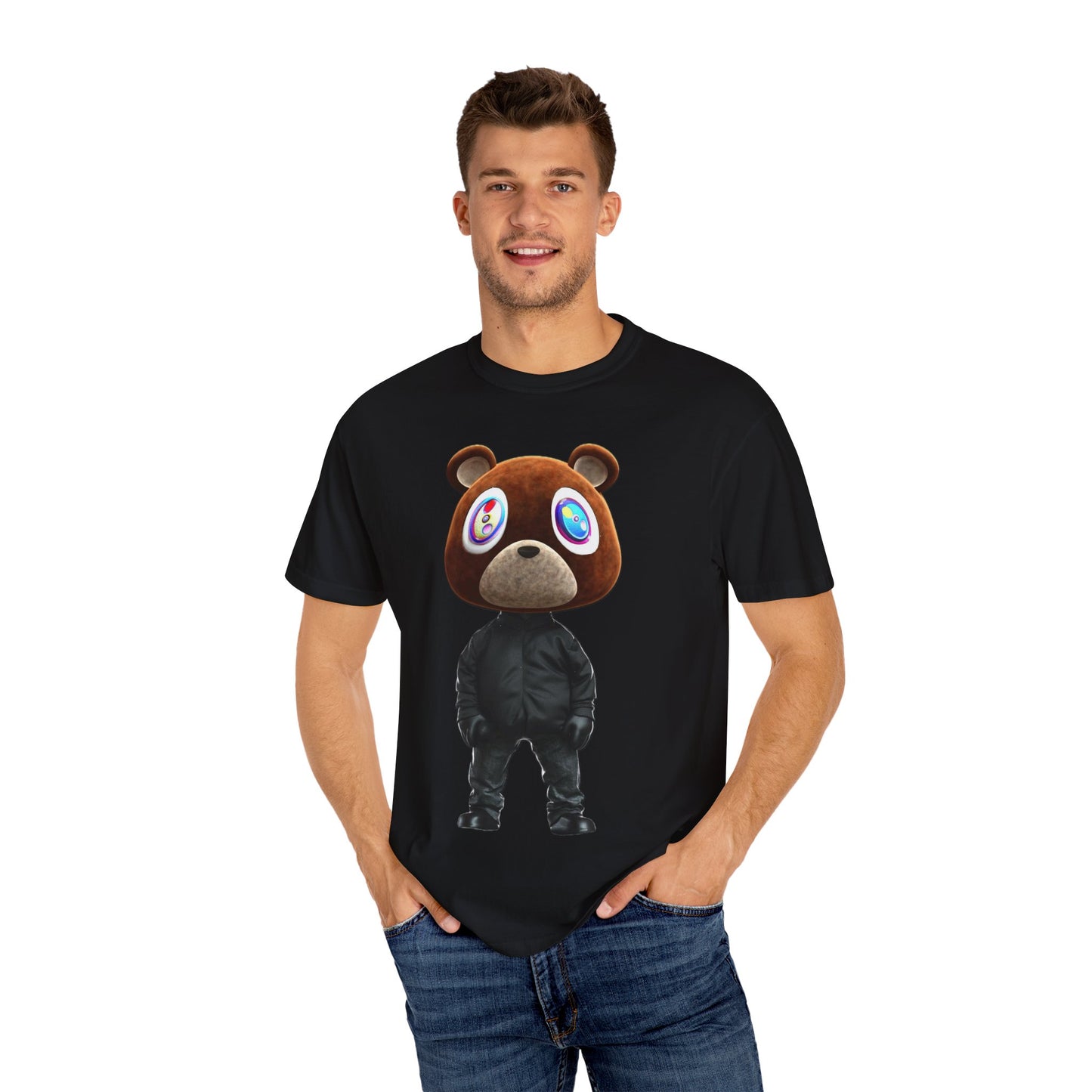 Ye Bear Graphic Unisex T-Shirt, Cute Casual Tee, Gift for Animal Lovers, Streetwear Top, Unique Graphic Tee