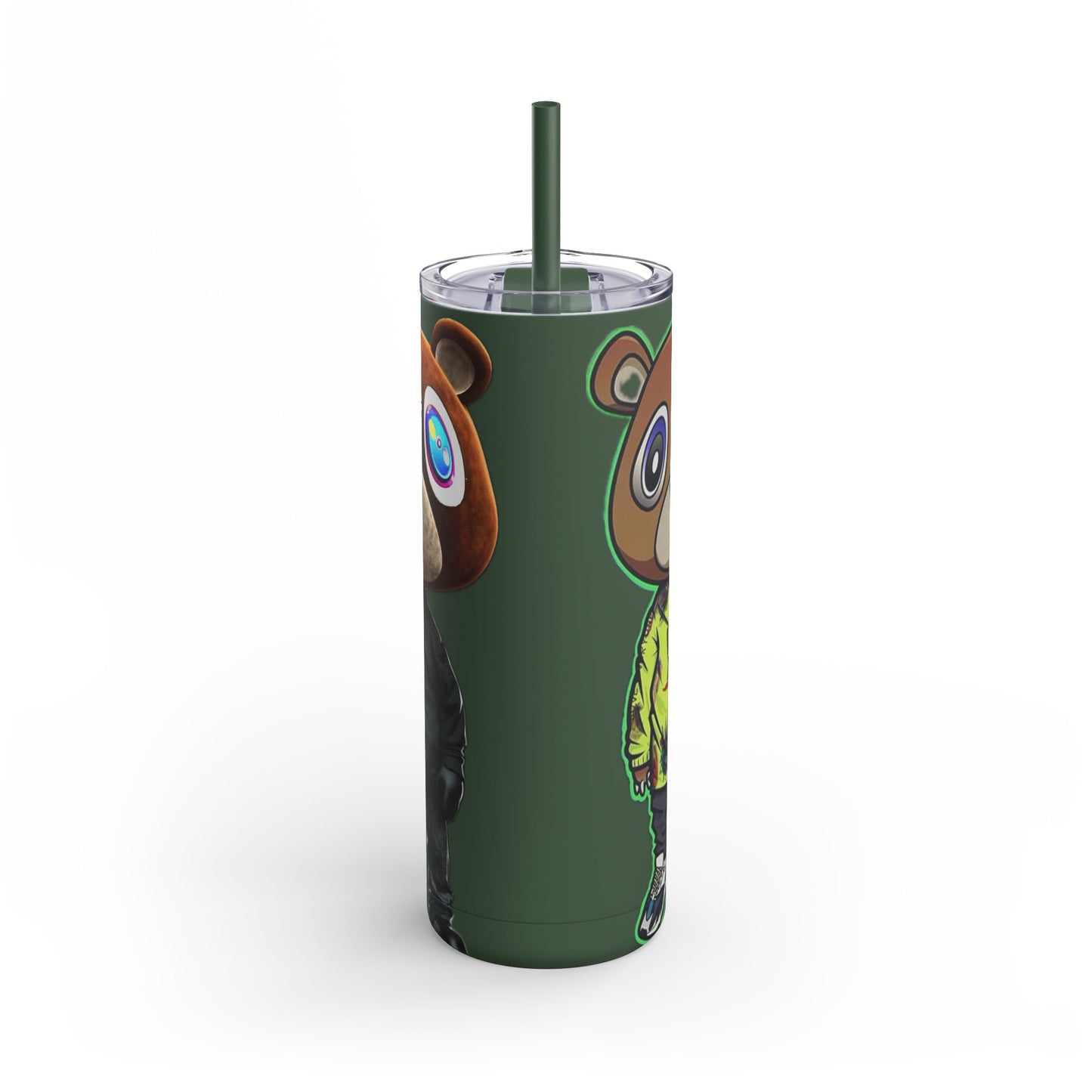 Ye Bear Tumbler, Cute Cartoon Drinkware, Funny Gift for Fans, Perfect for Birthdays & Holidays, 20oz Skinny Cup