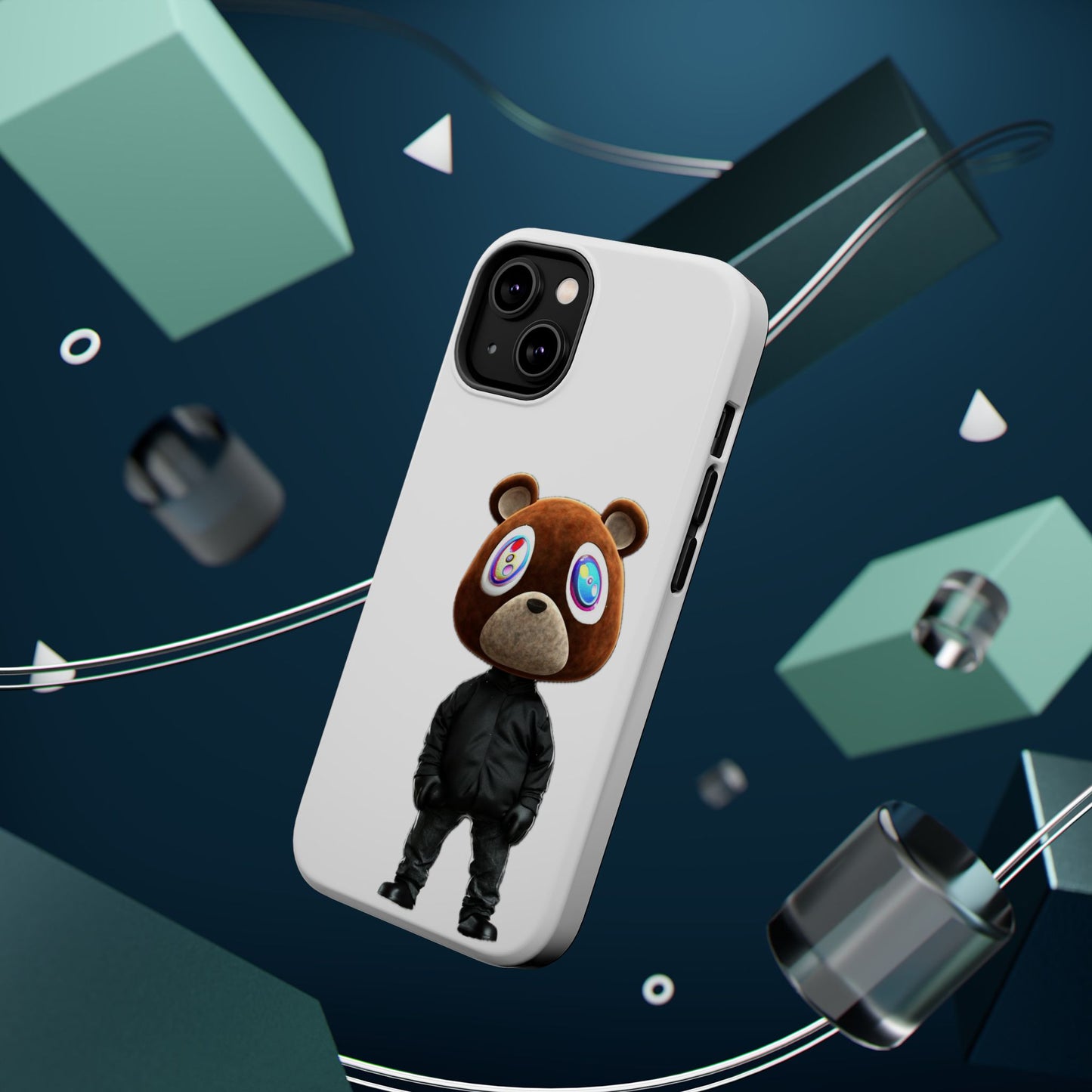 Ye Bear Character Magnetic Phone Cases, Fun Gift, Unique Phone Accessory, Trendy Tech, Personalized Style, Everyday Use