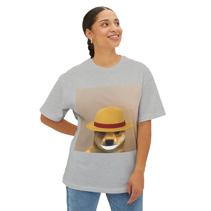 WIF One Piece Oversized Tee, Unisex Graphic Tee, Funny Dog Shirt, Casual Wear, Gift for Dog Lovers, Cute Animal Art
