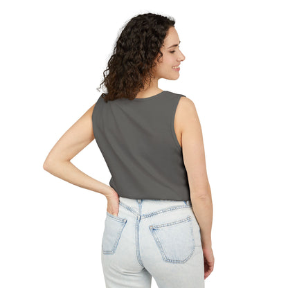 Unisex Garment-Dyed Tank Top with 4NBT Design, Summer Apparel, Casual Wear, Gift for Friends, Individual Expression Top