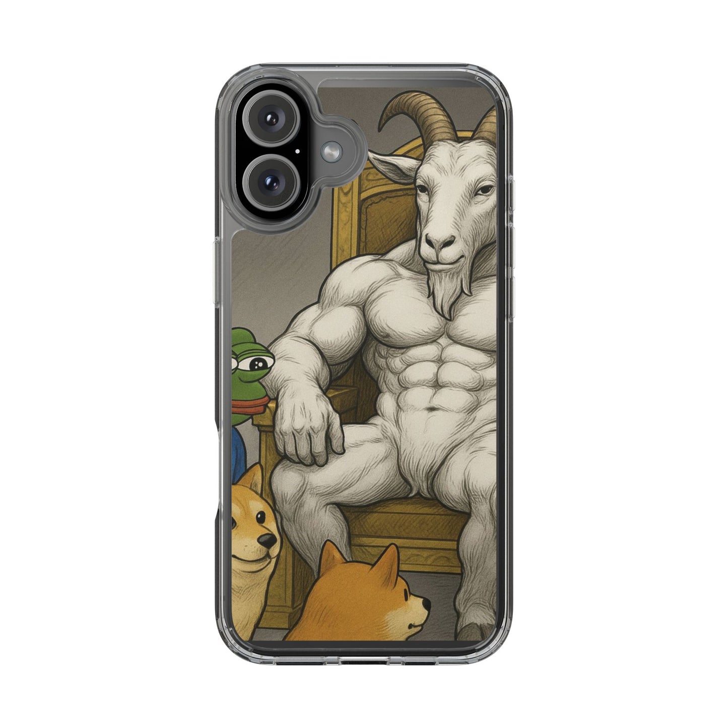 Whimsical Clear Phone Cases with Goat Design - Perfect Gift for Animal Lovers, Unique Phone Accessories, Fun Cell Phone Cases, Quirky [...]