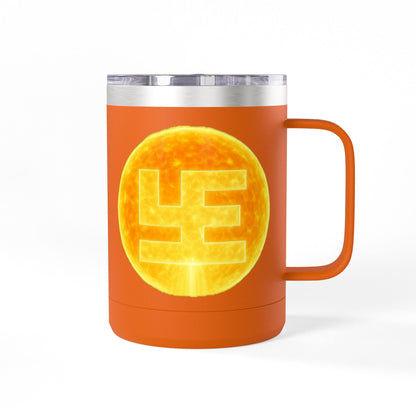 9gy Swsaticoin Vibrant Coffee Mug Tumbler for Cozy Sips, Bright Colors, Unique Design, Gift for Cat Lovers, Perfect for Daily Use