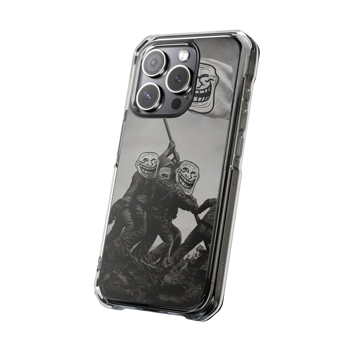 TROLL Flag Phone Case, Trendy Phone Cover, Gift for Gamers, Unique Phone Accessory, Funny Phone Protection