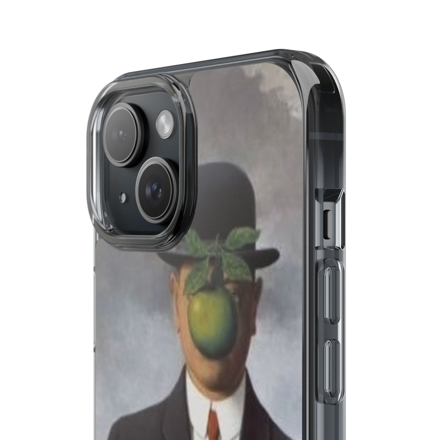 @ye Artistic Clear Phone Cases with Surrealist Design, Unique Gift for Art Lovers, Transparent Phone Protection for Every Occasion