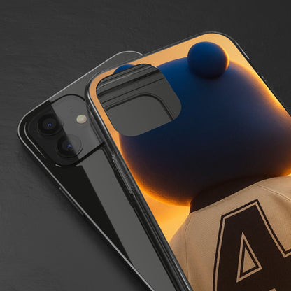4NBT Trillion Bear Clear Phone Case, Aesthetic Phone Cover, Unique Gift for Animal Lovers, Stylish iPhone Accessory, Perfect for Birthdays