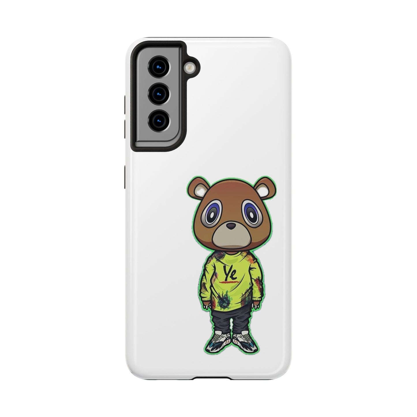 Ye Bear Tough Phone Cases with Cartoon Design - Unique Phone Cover, Durable Mobile Case, Cool Gift for Teens, Fun Accessory for Everyday Use