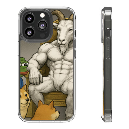 Whimsical Clear Phone Cases with Goat Design - Perfect Gift for Animal Lovers, Unique Phone Accessories, Fun Cell Phone Cases, Quirky [...]