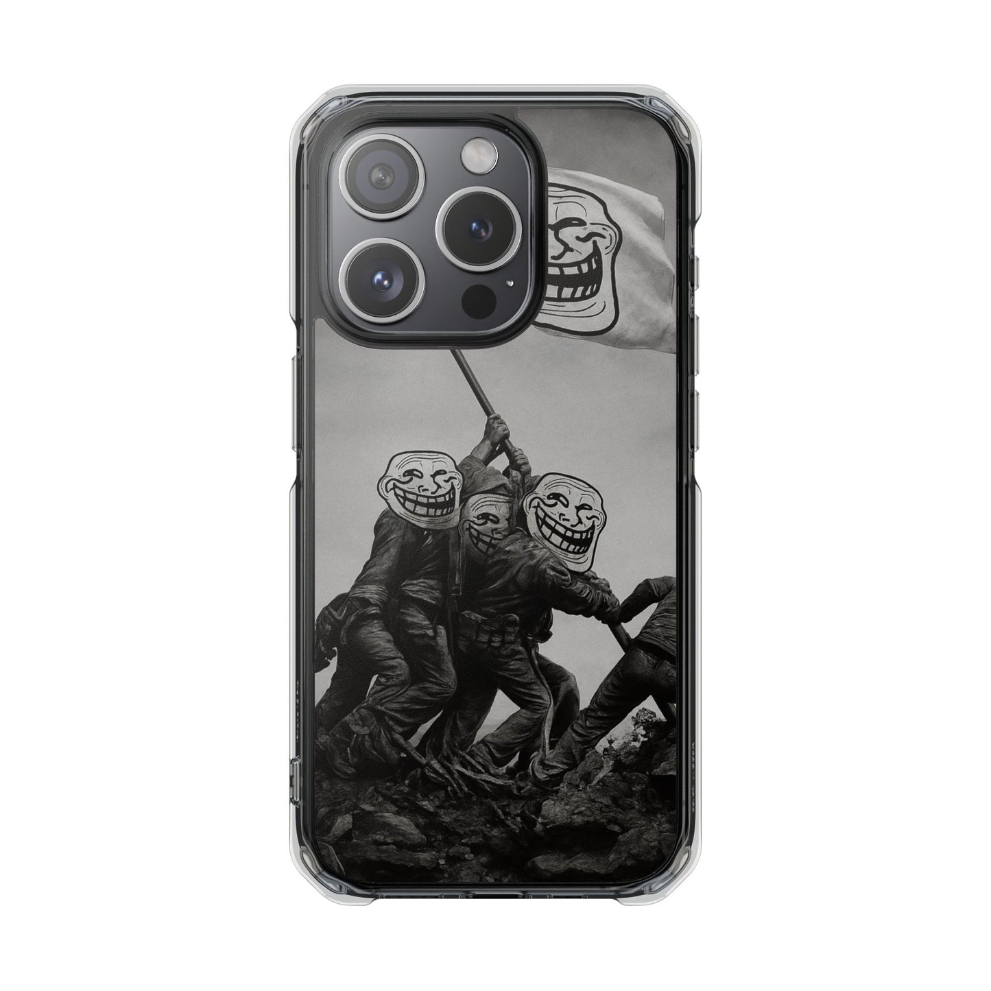 TROLL Flag Phone Case, Trendy Phone Cover, Gift for Gamers, Unique Phone Accessory, Funny Phone Protection