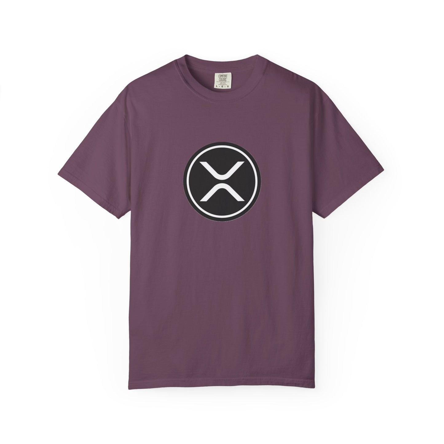 XRP Unisex Garment-Dyed T-Shirt with Minimalist Logo, Stylish Casual Wear, Perfect for Gifts, Everyday Comfort, Cool Streetwear