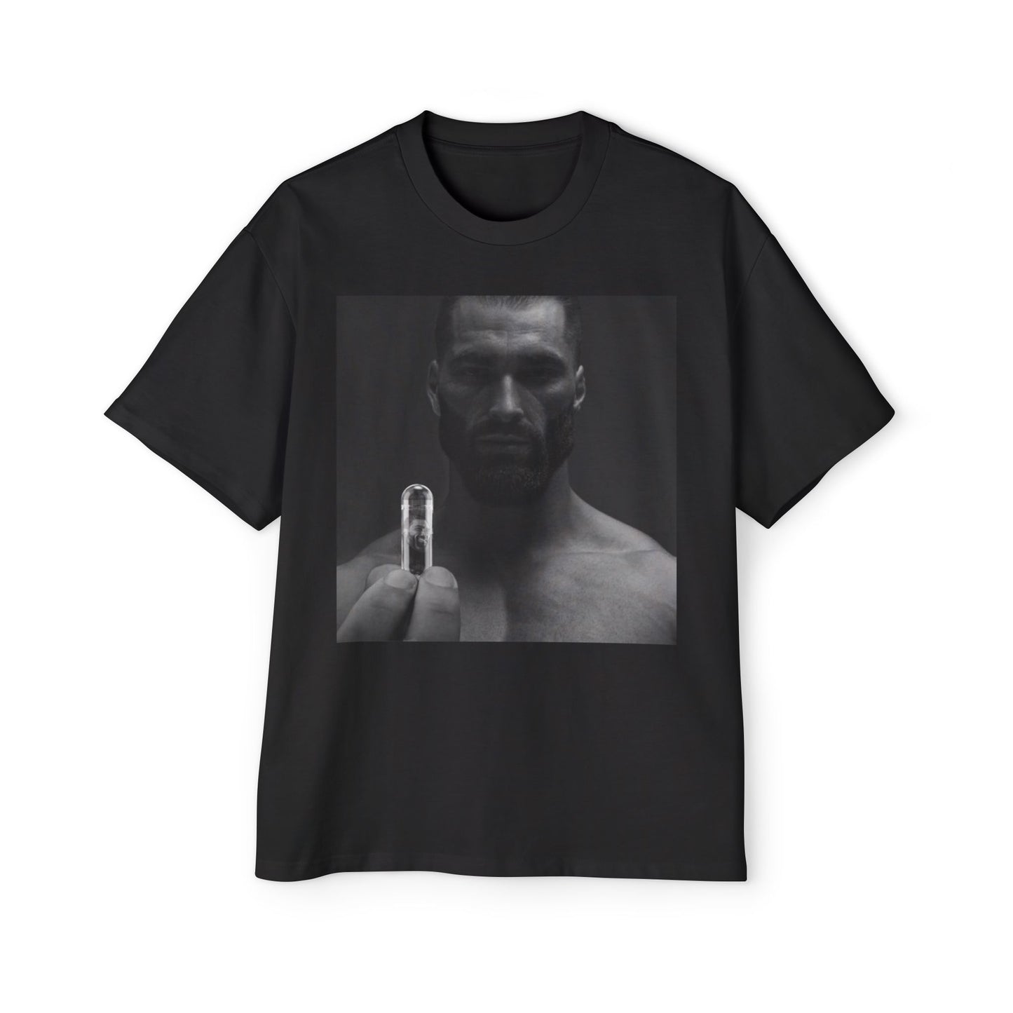 GIGA Men's Oversized Graphic Tee - Streetwear Staple, Gigachad Design, Casual Comfort, Perfect Gift for Him, Ideal for Music Festivals, [...]