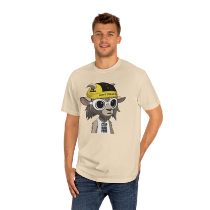 Cool Goat Graphic Tee - Perfect for Casual Outings, Gifts for Friends, Streetwear Style, Animal Lover’s Apparel, Funny Tee