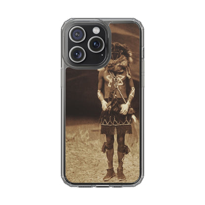 Vintage Spirit Animal Clear Phone Case, Eco-Friendly Cell Phone Cover, Unique Gift for Nature Lovers, Boho Style Mobile Accessory, [...]