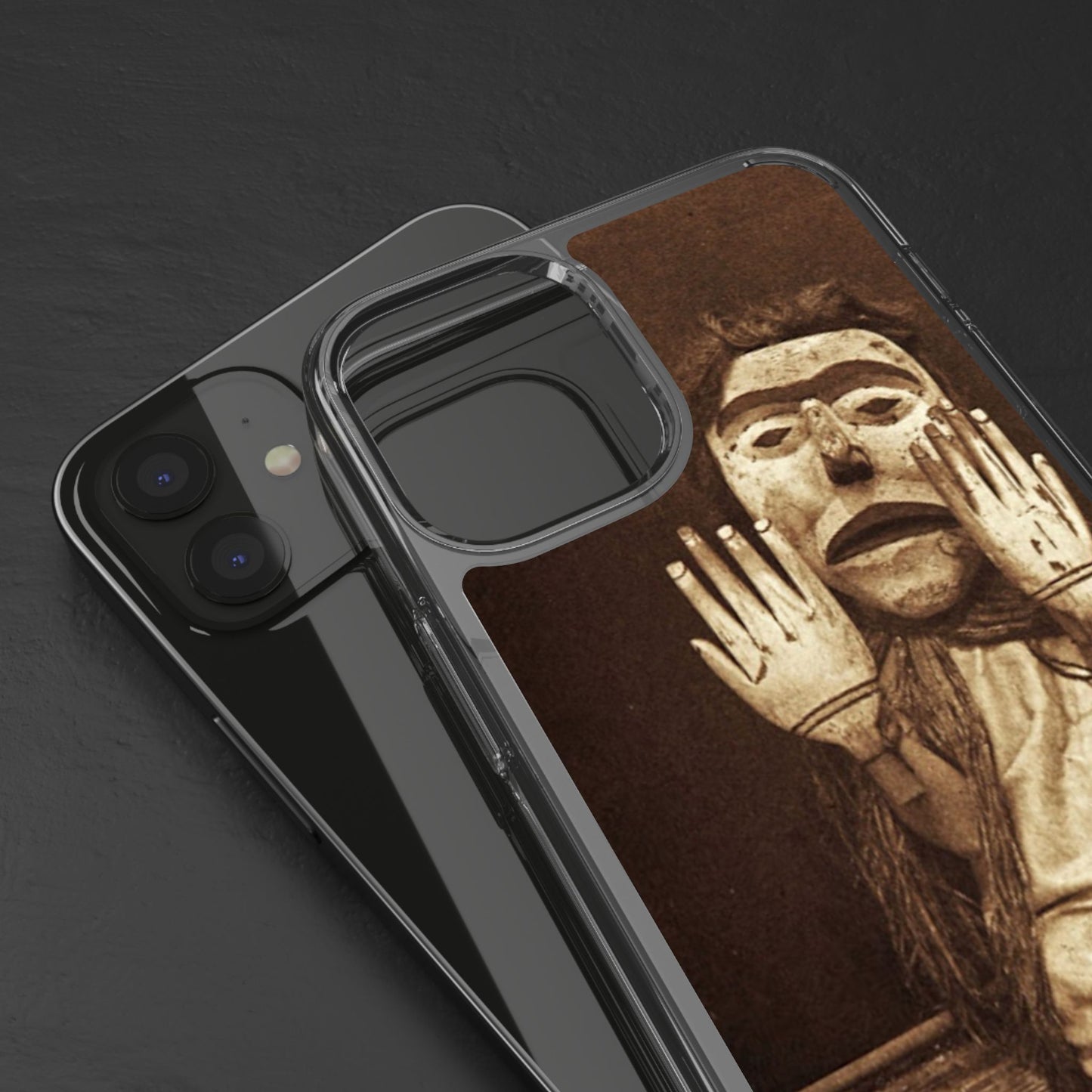 Yei Unique Clear Phone Case with Vintage Puppet Design, Artistic Phone Cover, Retro Style Protection, Gifts for Theater Lovers, Customized [...]