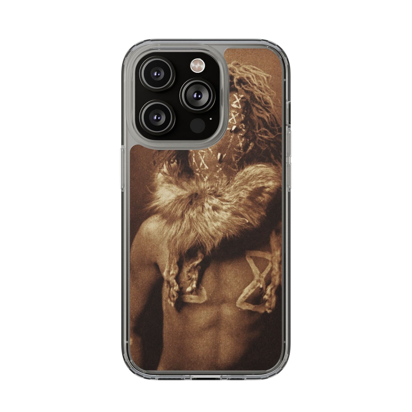 Yei Artistic Clear Phone Case for Unique Expression, Phone Accessories, Nature Lovers, Boho Style, Gift for Him/Her