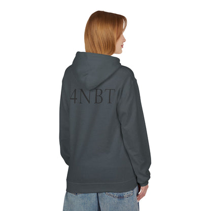 4NBT Fleece Hoodie with Fun Graphic, Cool Streetwear, Unisex Apparel, Unique Gift for Gamers, Trendy Layering Piece