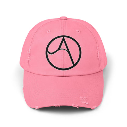 @ye Trendy Unisex Distressed Cap, Casual Hat, Vintage Style, Adjustable Dad Hat, Gift for Him or Her, Everyday Wear