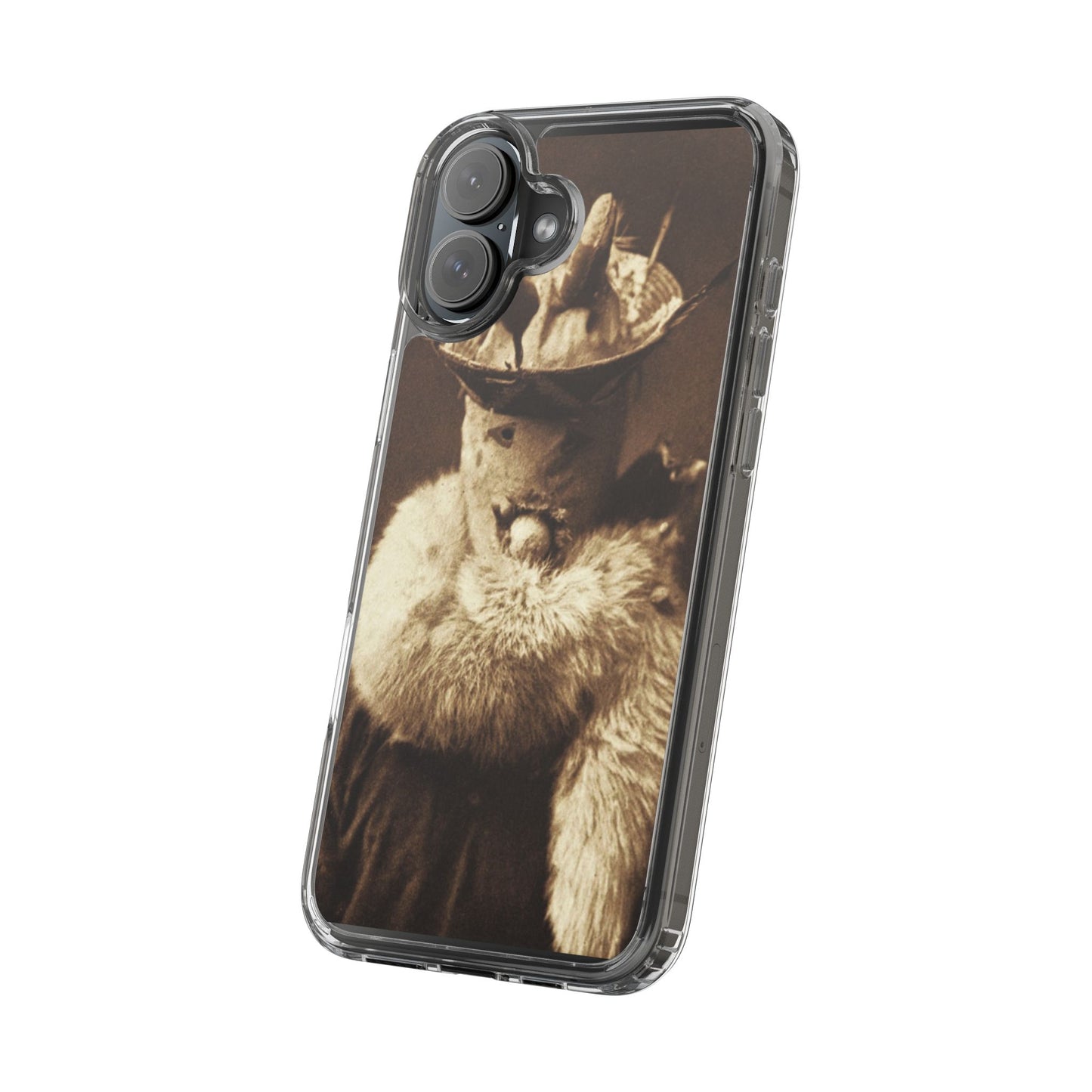 Yei Vintage Cat Photography Phone Case, Clear Cases, Unique Gift for Cat Lovers, Phone Accessory, Stylish Tech Gear, Animal Art