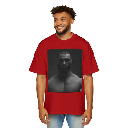 GIGA Stylish Men's Oversized Tee for Comfort Lovers, Casual Wear, Street Style, Gift for Him, Trendy Tee with Gigachad Design