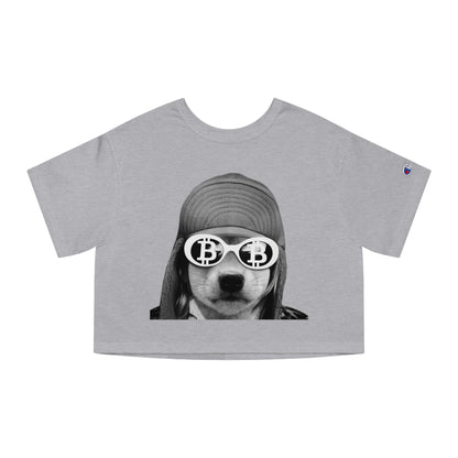 WIF Vintage Graphic Cropped T-Shirt | Fun Casual Tee for Pet Lovers | Cool Summer Fashion, Gift for Animal Lovers, Birthday