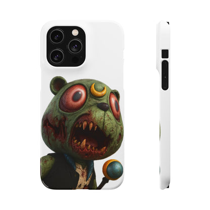 4NBT Zombie Bear Phone Case, Horror Snap Case, Cute but Spooky Accessory, Gift for Halloween, Unique Phone Cover