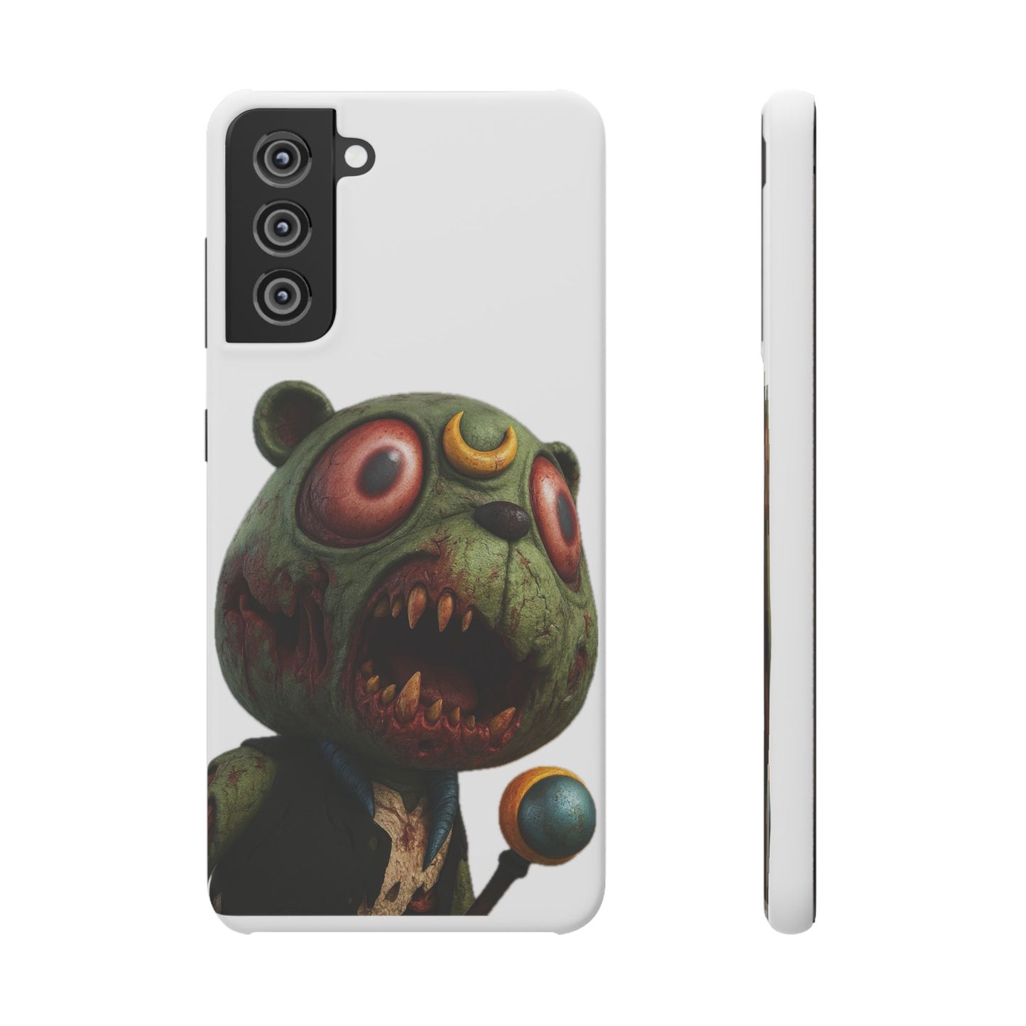 4NBT Zombie Bear Phone Case, Horror Snap Case, Cute but Spooky Accessory, Gift for Halloween, Unique Phone Cover
