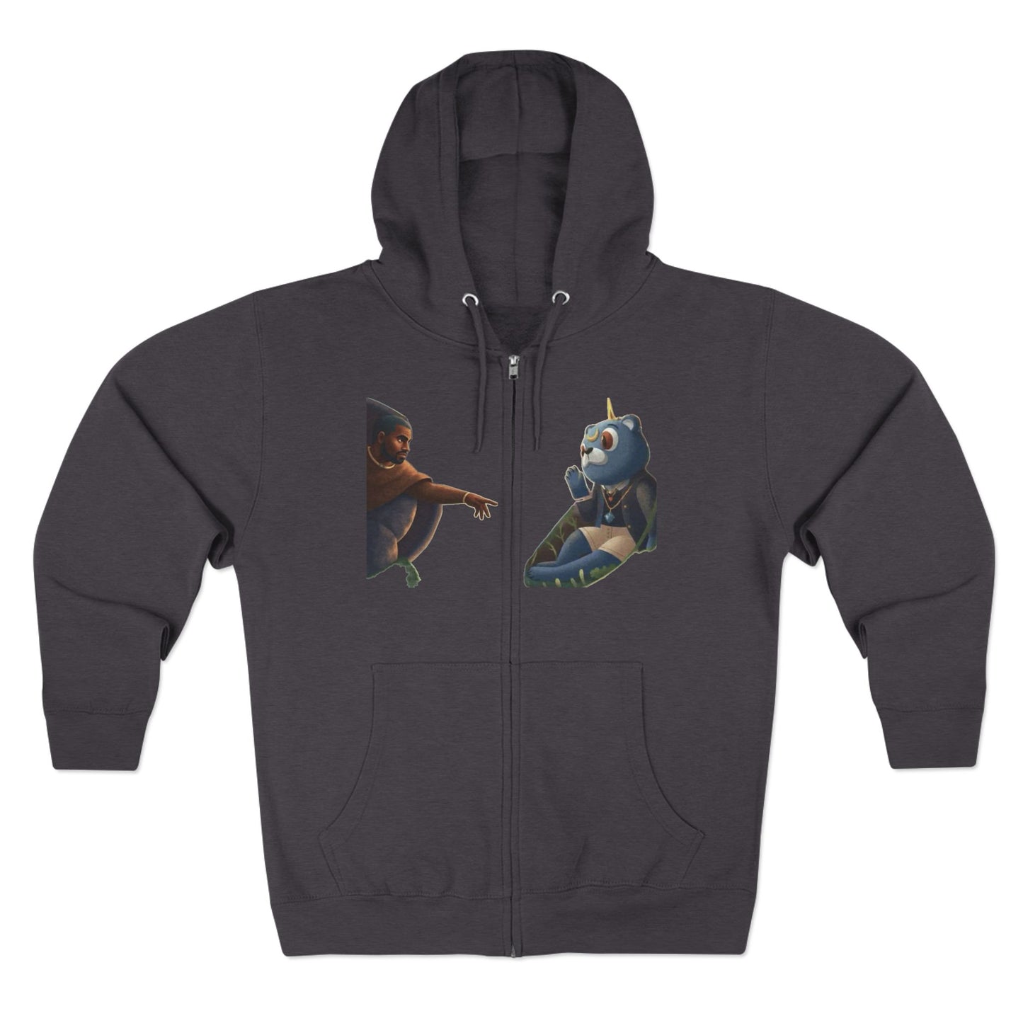 4NBT Unisex Graphic Zip Hoodie with Unique Designs, Cozy Casual Wear, Perfect Gift for Friends, Streetwear Essentials, Unisex Fashion Item