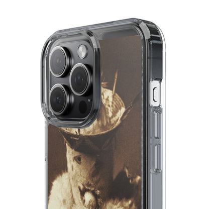 Yei Vintage Cat Photography Phone Case, Clear Cases, Unique Gift for Cat Lovers, Phone Accessory, Stylish Tech Gear, Animal Art