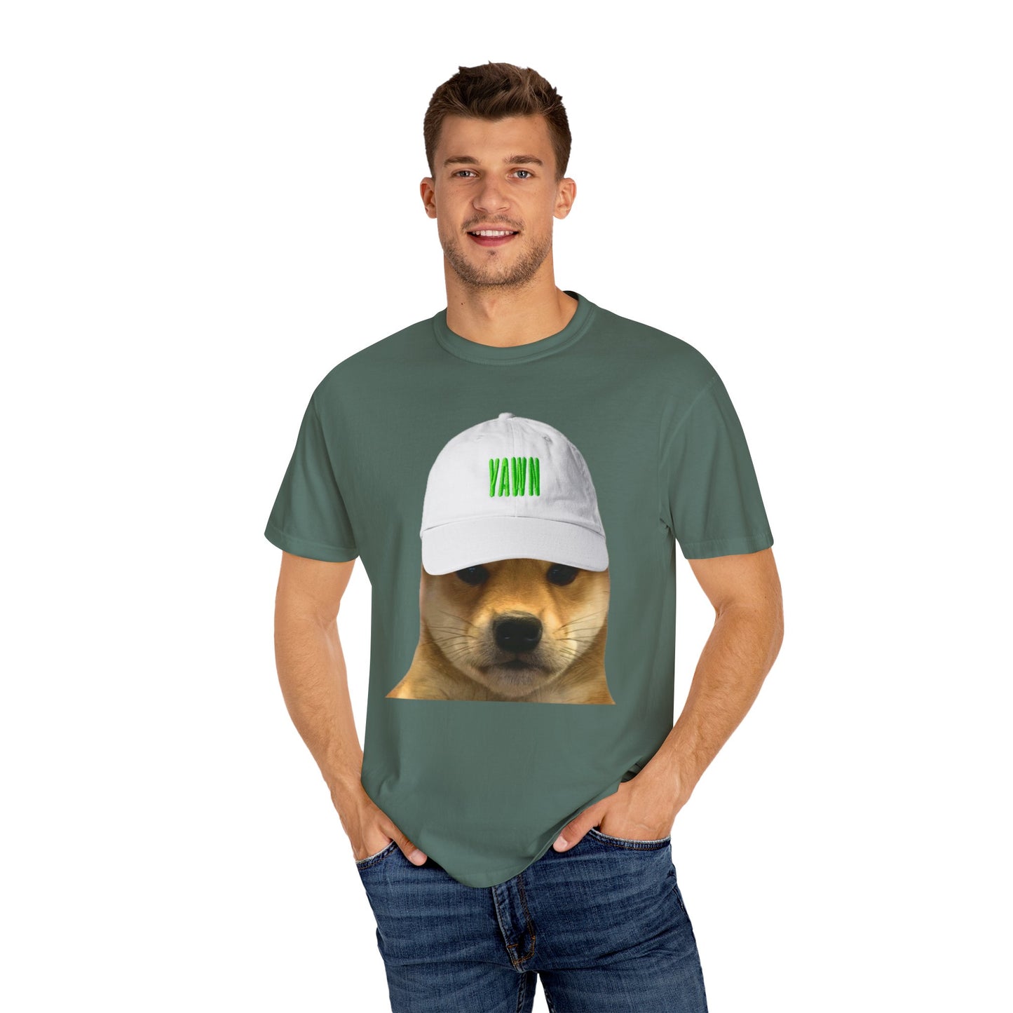 Unisex WIF Yawn T-Shirt | Funny Pet Lover Tee | Casual Wear | Gift for Dog Owners | Animal Humor Apparel | Quirky Fashion