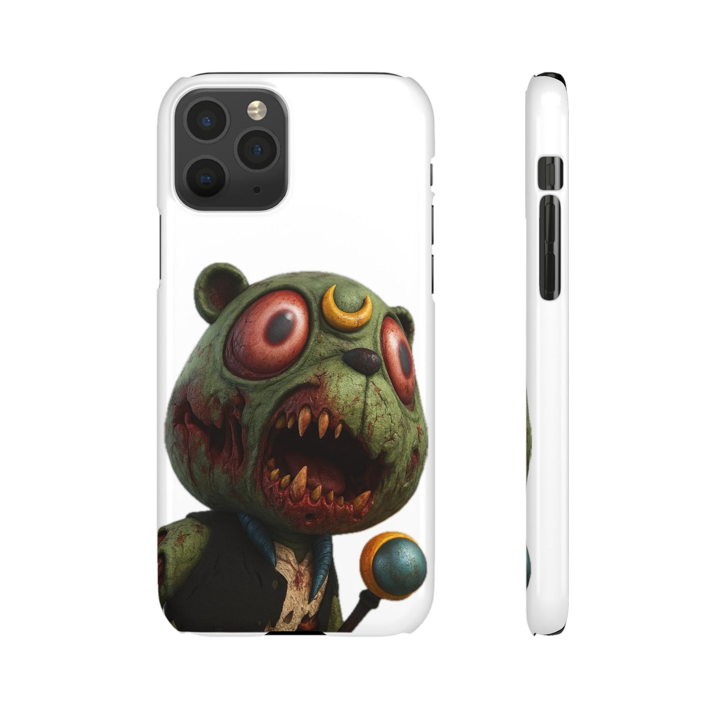4NBT Zombie Bear Phone Case, Horror Snap Case, Cute but Spooky Accessory, Gift for Halloween, Unique Phone Cover
