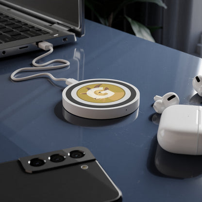 Quake Wireless Charging Pad: Personalized Goat Design, Eco-Friendly Tech Accessory, Ideal for Home, Office, Gifts, and Holidays