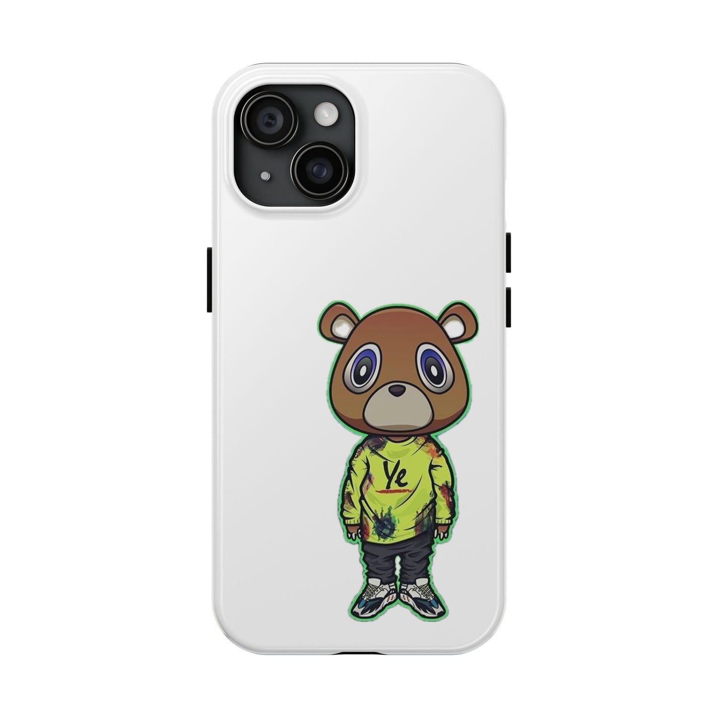 Ye Bear Tough Phone Cases with Cartoon Design - Unique Phone Cover, Durable Mobile Case, Cool Gift for Teens, Fun Accessory for Everyday Use