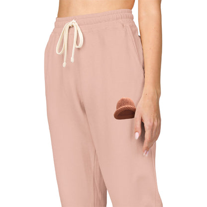 WIF Cozy Fleece Sweatpants for Home & Leisure - Perfect Gift for Relaxation, Lounging, Meditation, Christmas & Birthdays