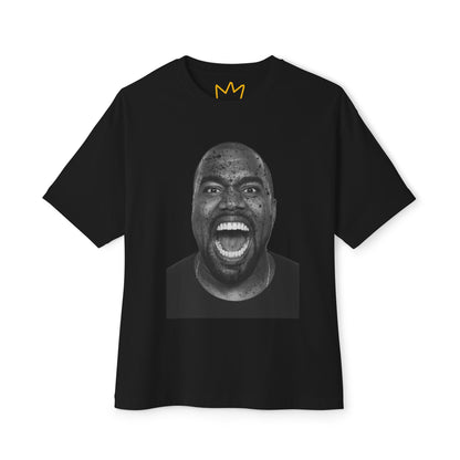 Ye Bold Expression Unisex Oversized Tee - Graphic T-Shirt for Music Lovers, Streetwear, Gift Idea, Casual Wear, Urban Style