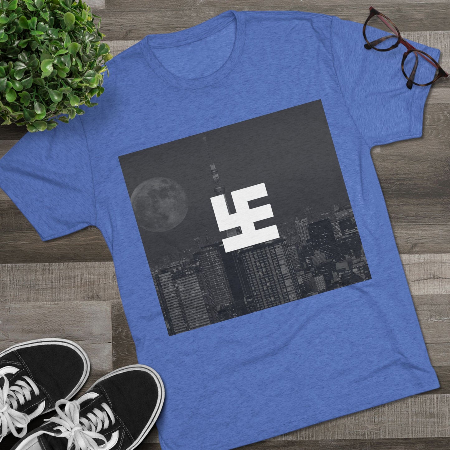 Swasticoin Urban Skyline Graphic Tee, Vintage City Aesthetic Shirt, Unisex Tri-Blend Crew Tee for Casual Style, Perfect Gift for City Lovers, [...]