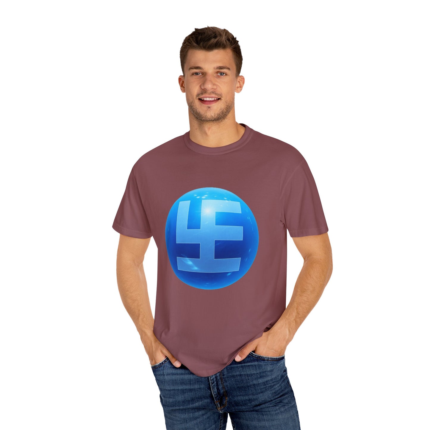 Swasticoin Unisex Garment-Dyed T-shirt: Trendy Casual Wear for Everyday Style, Gift for Friends, Unique Graphic Tee, Stylish Summer Apparel, [...]