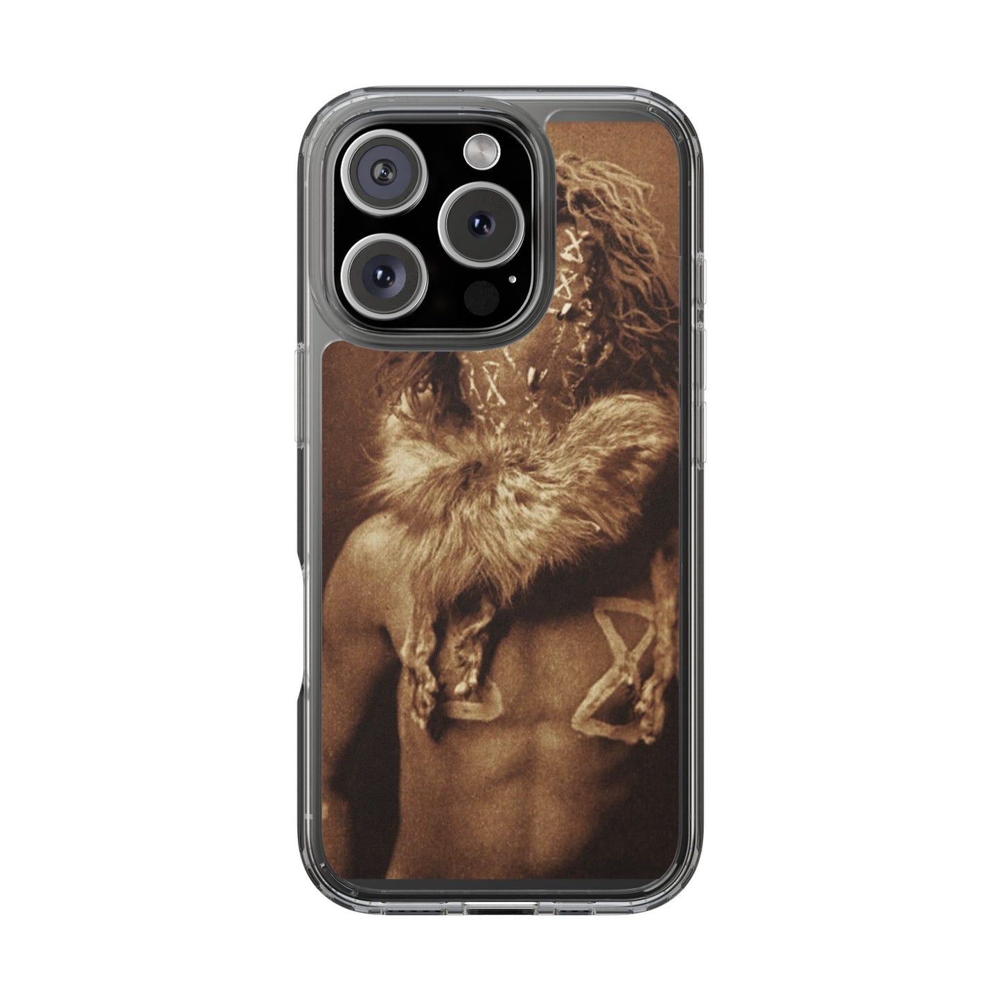 Yei Artistic Clear Phone Case for Unique Expression, Phone Accessories, Nature Lovers, Boho Style, Gift for Him/Her
