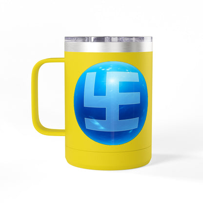 9gy Swsaticoin Vibrant Coffee Mug Tumbler for Cozy Sips, Bright Colors, Unique Design, Gift for Cat Lovers, Perfect for Daily Use