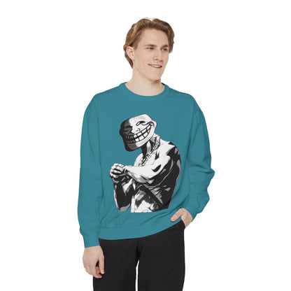 TROLL Stylish Unisex Sweatshirt with Playful Graphic, Trendy Streetwear, Cozy and Casual, Perfect Gift for Any Occasion, Unique Art Design
