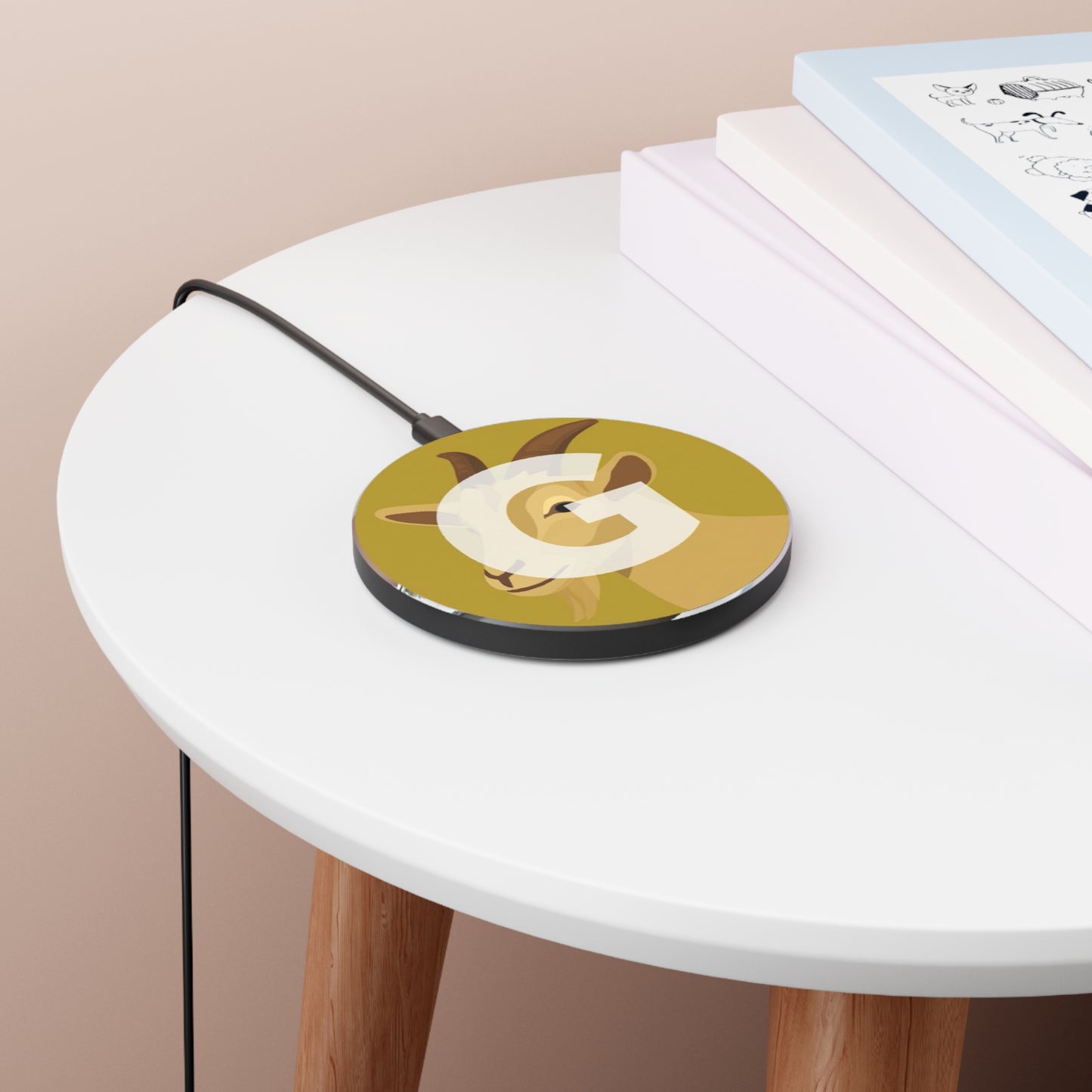 Personalized Goat Wireless Charger - Custom Animal Charger, Unique Desk Accessory, Perfect Gift for Animal Lovers, Home Office Decor, [...]