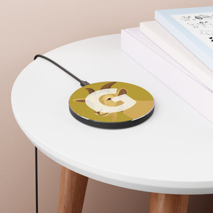 Personalized Goat Wireless Charger - Custom Animal Charger, Unique Desk Accessory, Perfect Gift for Animal Lovers, Home Office Decor, [...]