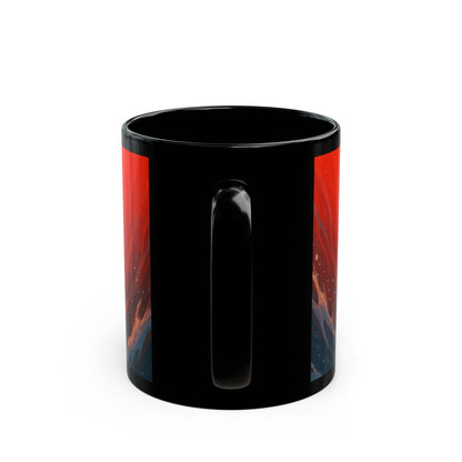 4NBT Whimsical Bear Black Mug | Perfect for Cozy Mornings, Gifts, Home Decor, Coffee Lovers, and Collectors