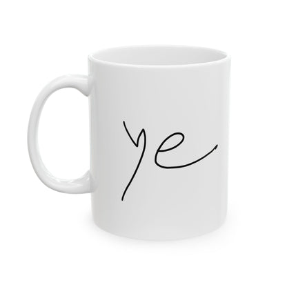 Ye 7BN Personalized Ceramic Mug, Coffee Cup, Gift for Friends, Custom Message Mug, Cute Drinkware, Unique Kitchen Decor