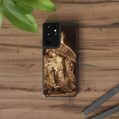 Yei Vintage Bird Design Clear Phone Case, Artistic Phone Accessories, Unique Gift for Nature Lovers, Eco-Friendly Tech Case, Stylish Protection