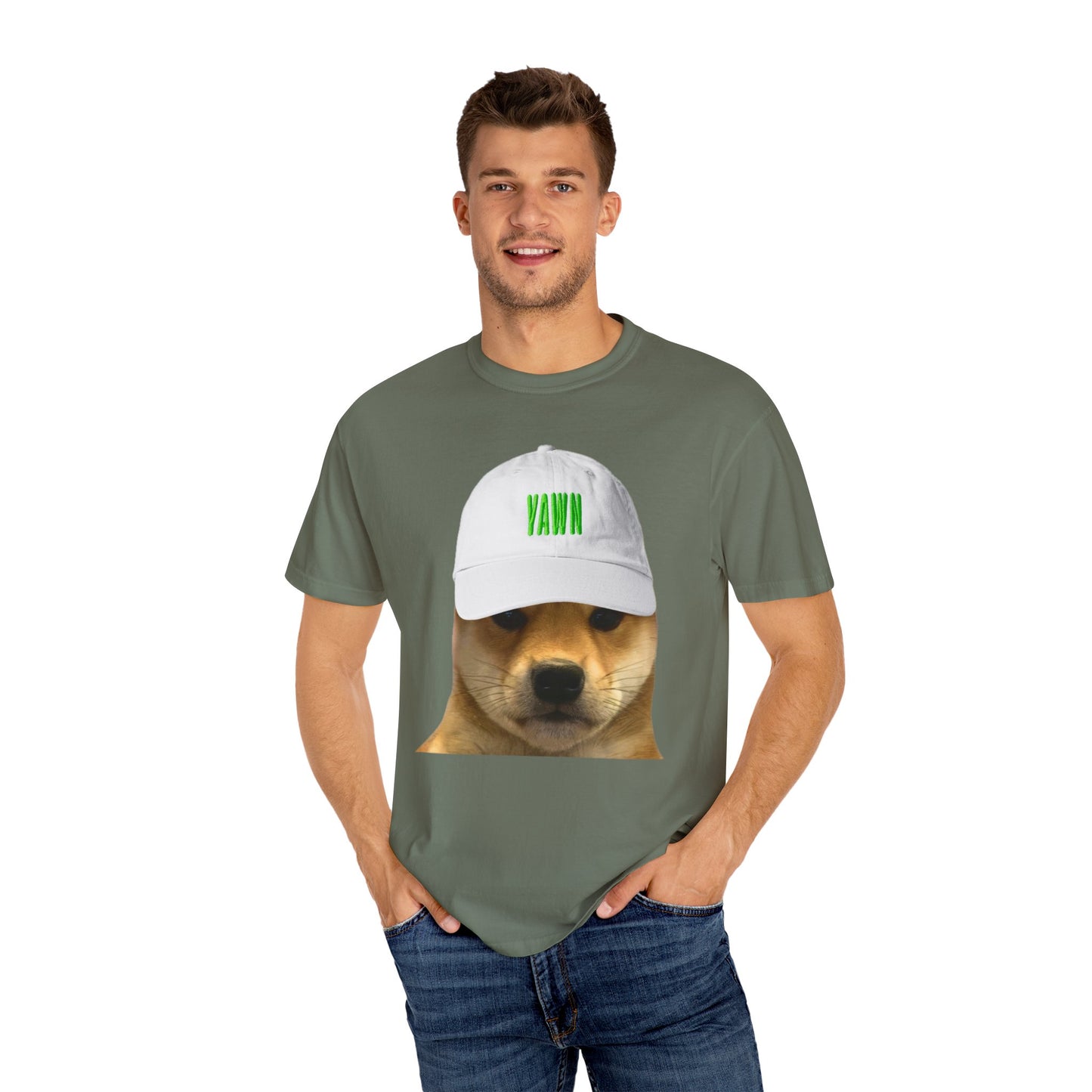 Unisex WIF Yawn T-Shirt | Funny Pet Lover Tee | Casual Wear | Gift for Dog Owners | Animal Humor Apparel | Quirky Fashion