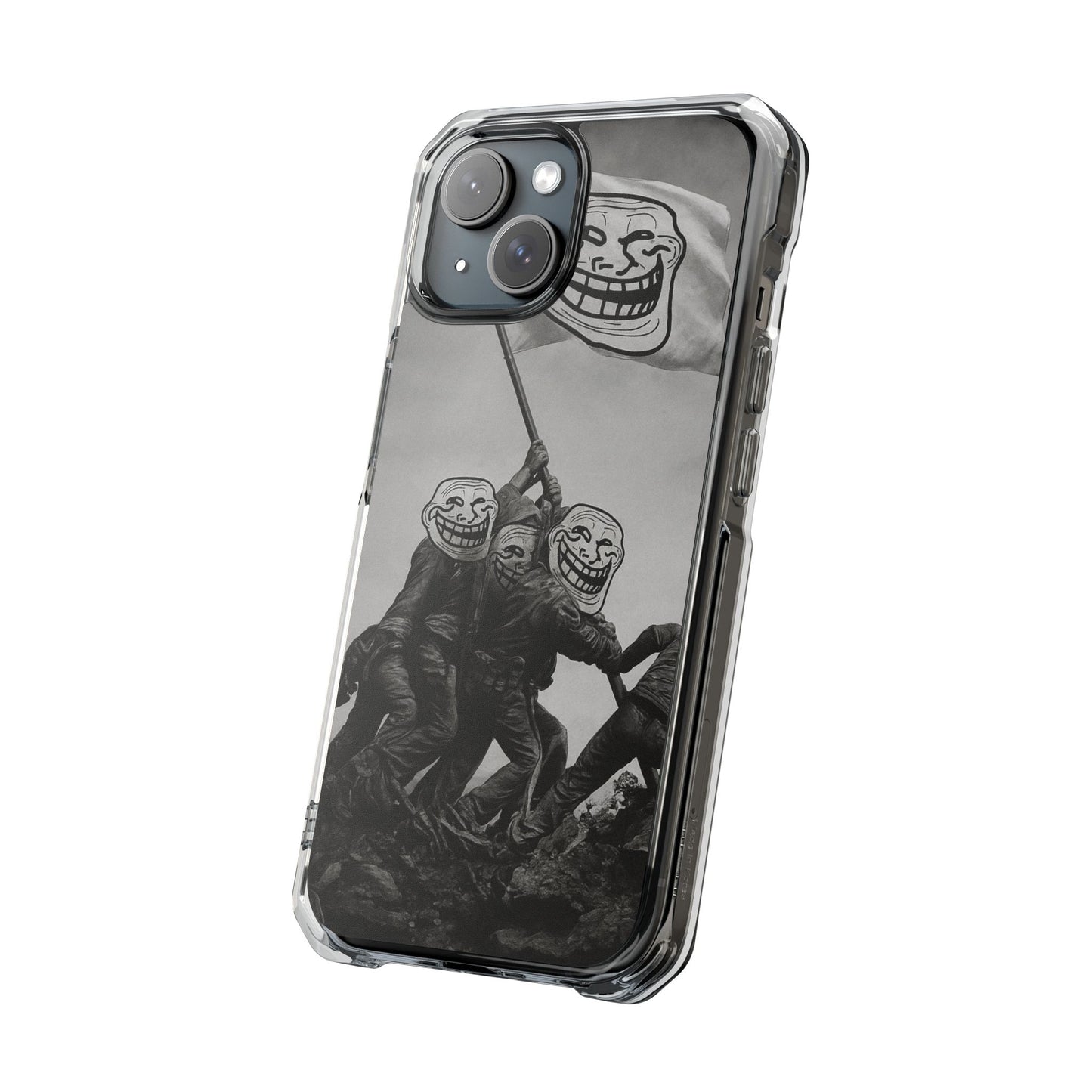 TROLL Flag Phone Case, Trendy Phone Cover, Gift for Gamers, Unique Phone Accessory, Funny Phone Protection